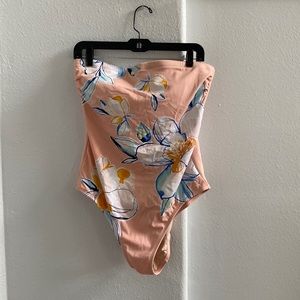 KONA SOL Floral‎ One-Piece Swimsuit Size XL